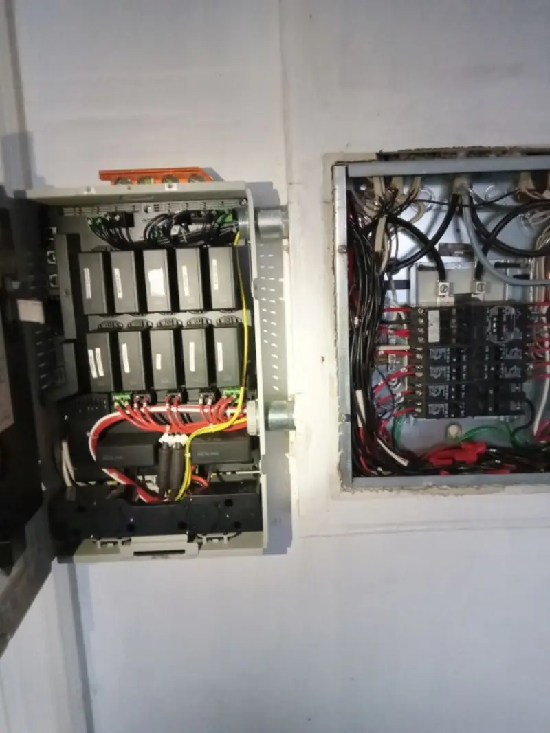 Electrical panel upgrade completed for Ring Doorbell Installation in Shelby